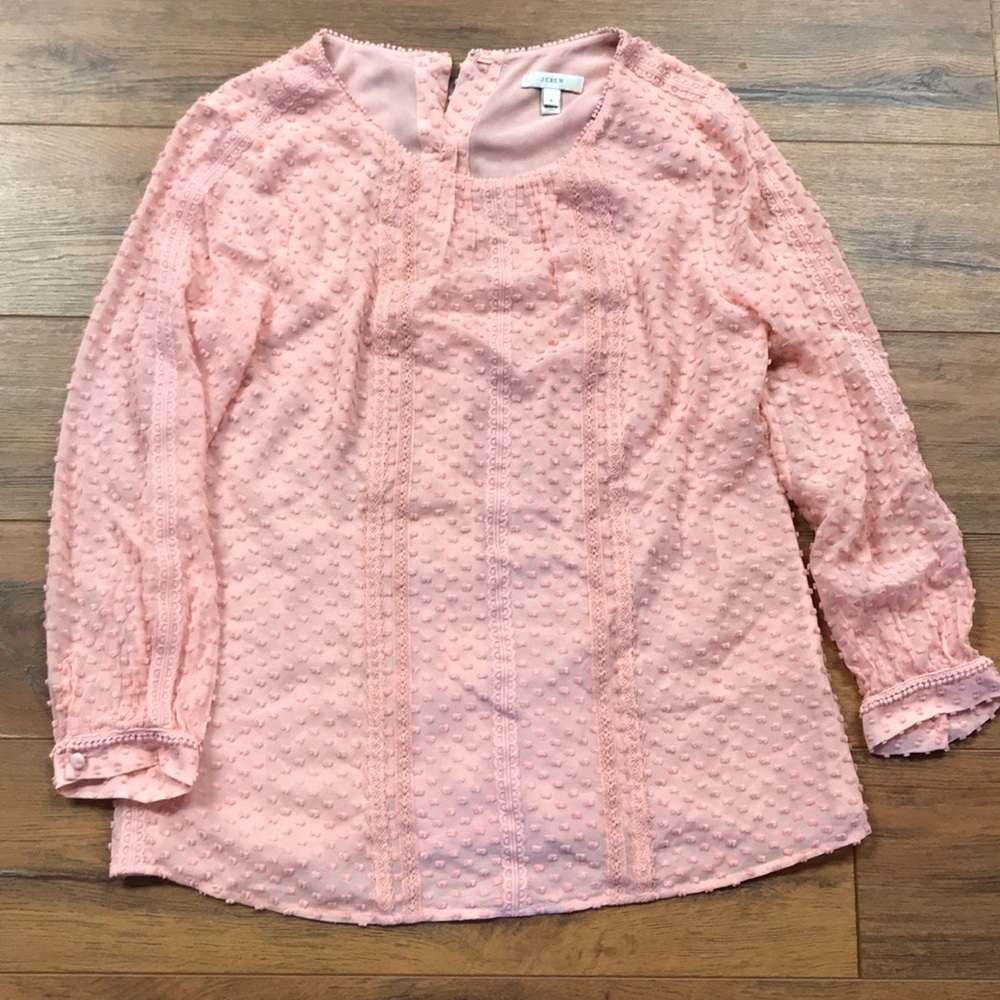 Women’s J crew button back blouse